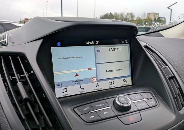 Ford Kuga cena 85900 przebieg: 40706, rok produkcji 2019 z Lidzbark Warmiński małe 211